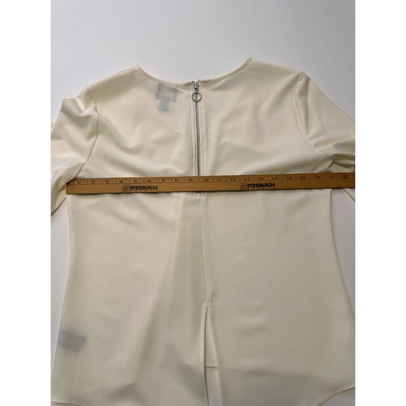 Coco Bianca Cream blouse-M - Picture 15 of 16